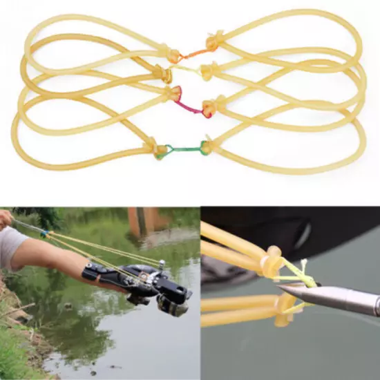 Strong elasticity Fishing Rubber Bands Bowfishing Hunting Tube Catapult Archery