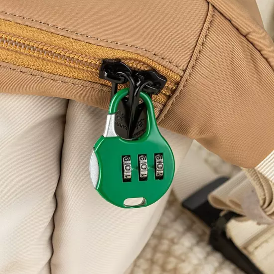 Coloured Luggage Travel Suitcase Bag Lock [3 Digit Combination] Padlock Reset