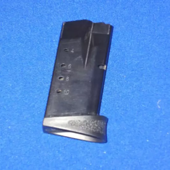 Smith & Wesson M&P Compact .40 S&W10 rd OEM Magazine w Finger Rest Bright Blue