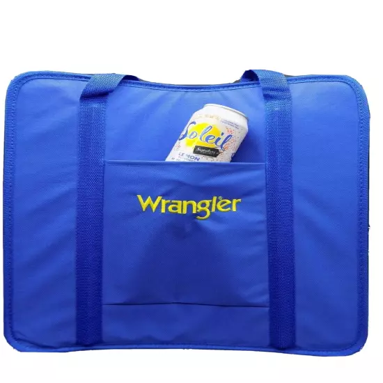 Wrangler Stadium Chair Tote With Front Pocket ,Adjustable Straps, Handles BN 