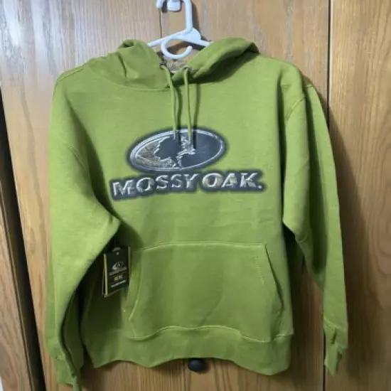 Mens Mossy Oak Large (42-44) Military Green Hoodie