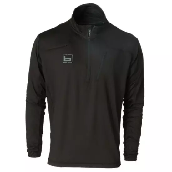 BANDED Tech Stalker 1/4 Zip Black Pullover (B1010017-BK)