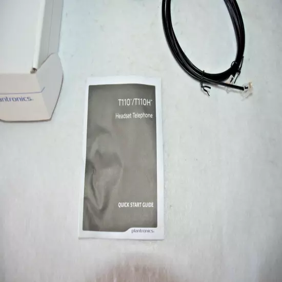 Plantronics T110H Telephone Key Pad Base and Cords NEW