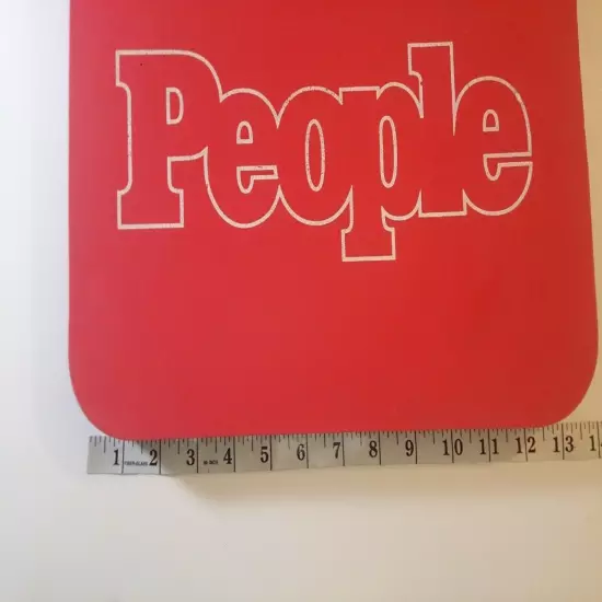 People Magazine Bleacher Cushion Seat Pad Pillow VINTAGE Red White