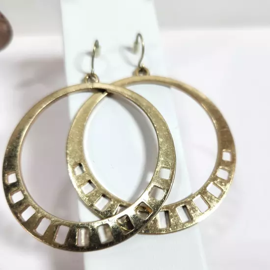 Piered Earrings Mixed Lot 925 RLM Soho Chicos Large Hoop Hammered Fashion Spiral