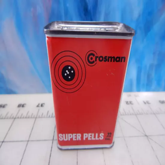 Vintage Crosman Super Pellets .22 Cal Air Gun Pellets Tall large Tin 500 count