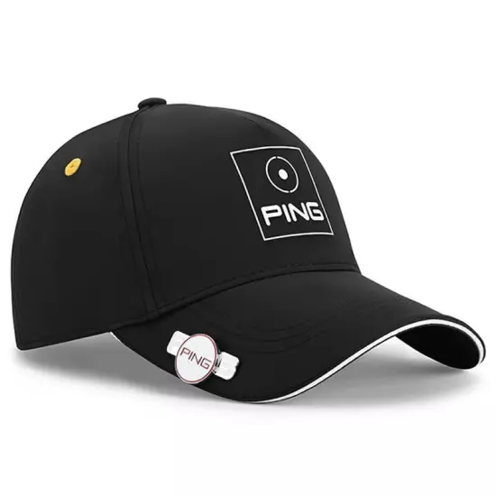 The PING Classic Golf Cap is adjustable by one size to fit most baseball caps/