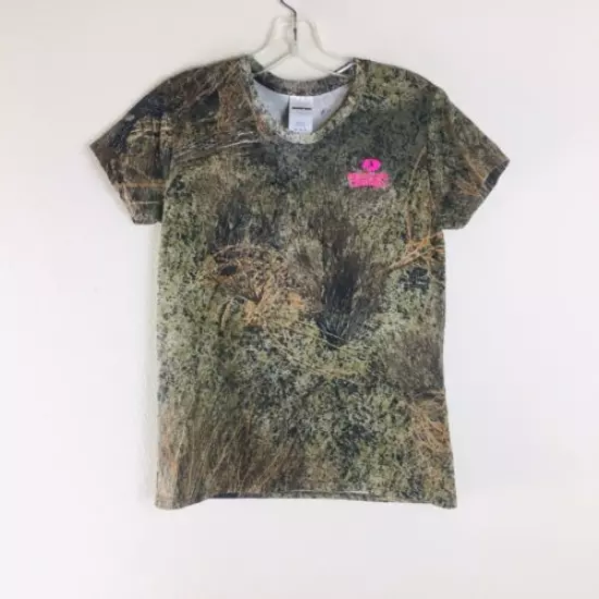 Mossy Oak Womens Camo Tee Shirt Size Medium