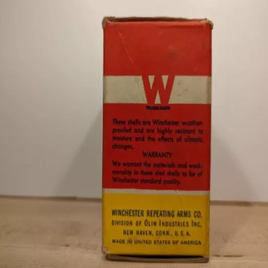 VINTAGE WINCHESTER Ranger Super Target Load 12 Ga Empty Shotshell Box Only