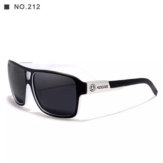 KDEAM Oversized Square Polarized Sunglasses Fishing Driving Sports Glasses UV400