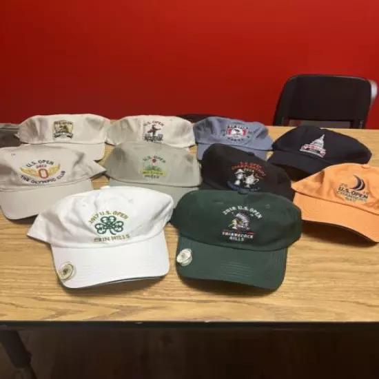 US open golf hats collection