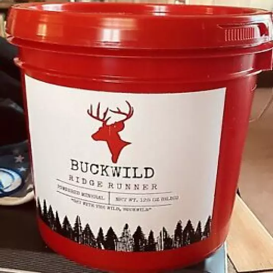 Buckwild Ridge Runner 8lb Bucket Deer Mineral Attractant