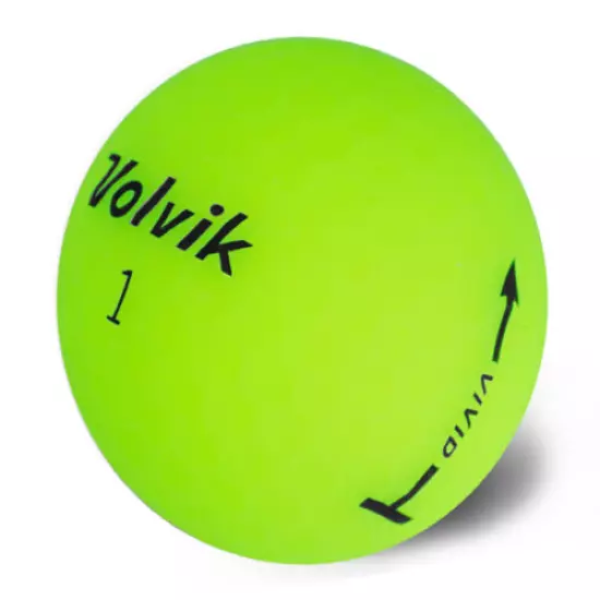 50 Golf Balls- Volvik Vivid Matte Multi Color Mix AAA