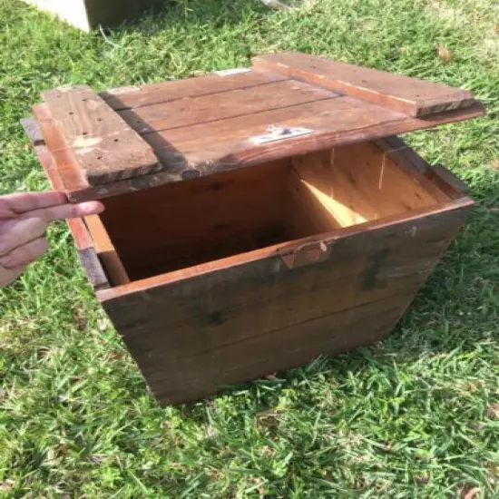 Vintage Large Wood Winchester? Ammo Box.