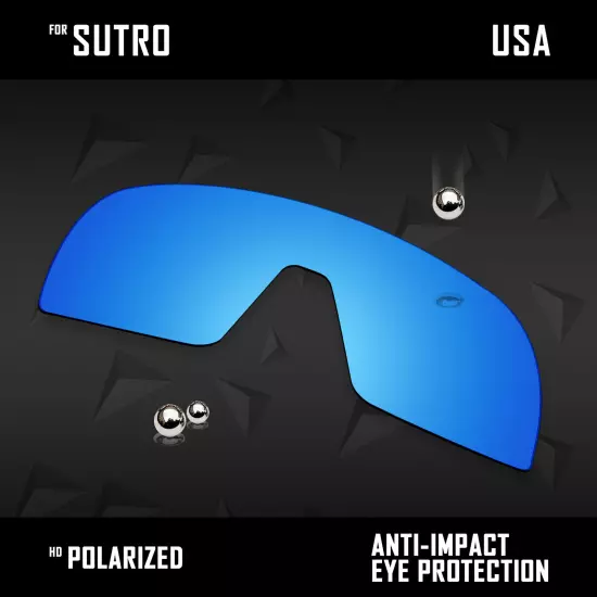 Anti Scratch Polarized Replacement Lenses for-Oakley Sutro OO9406