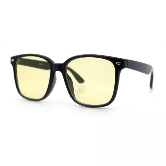 Retro Hipster Photochromic Lens Oversize Horn Rim Plastic Sunglasses