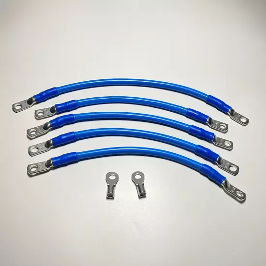 4 Awg HD Golf Cart Battery Cable 5 pc Set E-Z-GO TXT 1994 and UP