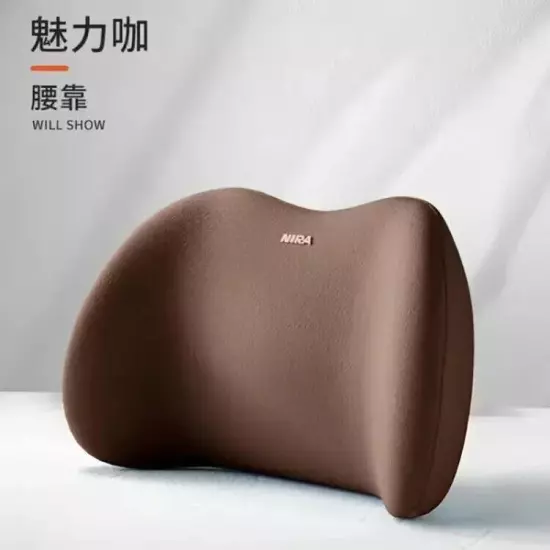 Car Headrest Neck Pillow Waist Cushion Seat Backrest Car Lumbar Waist Support