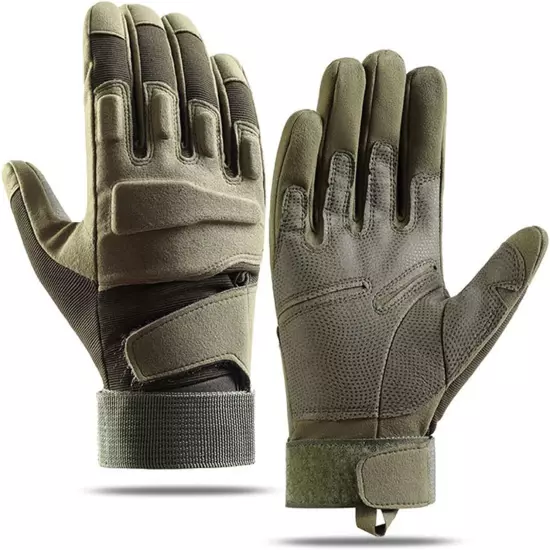 Men's Breathable Full Finger Outdoor Cycling Sport Work Military Tactical Gloves