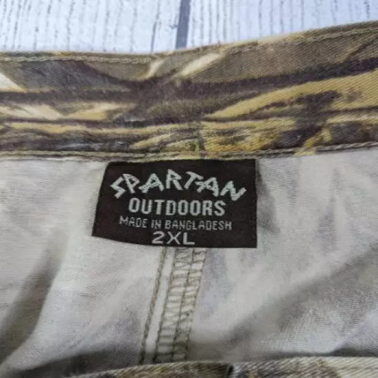 SPARTAN REALTREE Men’s Camo Cargo Pants Size XXL 48-42x33 Camouflage Hunting