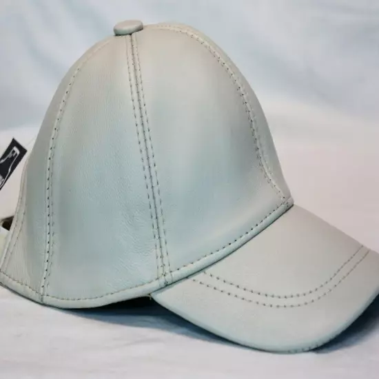 New 100% Real Genuine Lambskin Leather Baseball Cap Hat Sports Visor 40 COLORS