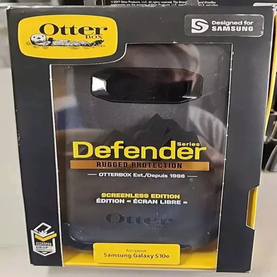 OtterBox DEFENDER SERIES Case + Holster for Samsung Galaxy S10E - Black