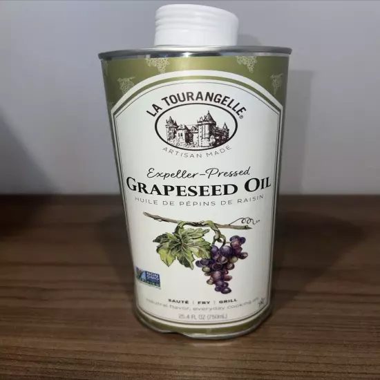 La Tourangelle, Expeller-Pressed Grapeseed Oil, High Heat Neutral Cooking Oil,