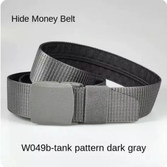 Travel Cash Anti Theft Belt Waist Bag Women Portable Hidden Money Strap Belt Wal