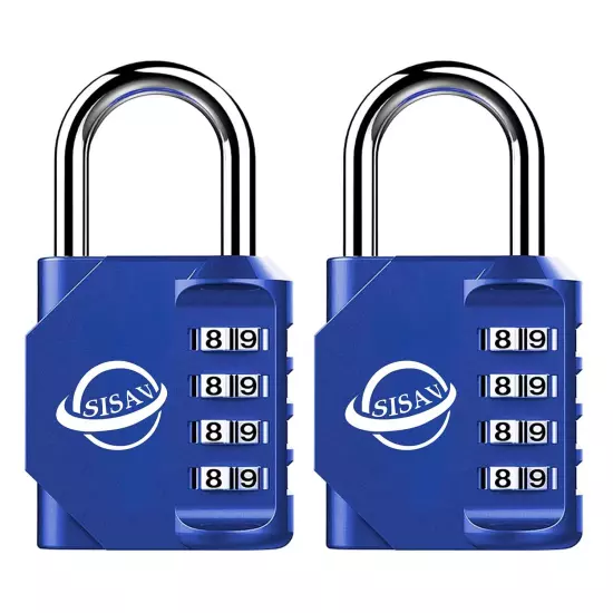 Combination Lock 4 Digit Outdoor Combination Padlock for School Gym Locker,Sp...