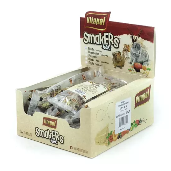 A&E Cage Co Smakers Small Animal Fruit Treat Sticks, 24 Count Display