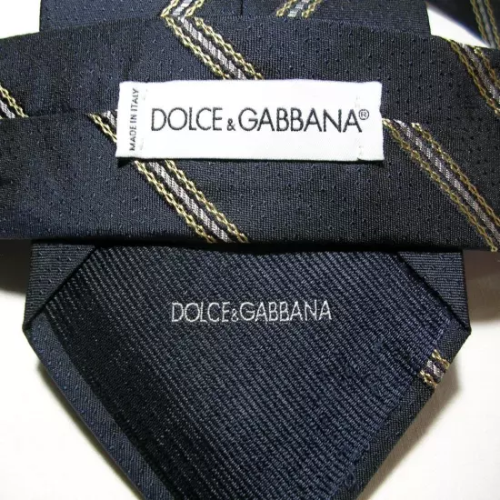 USED TIE CRAVATTA DOLCE & GABBANA D&G