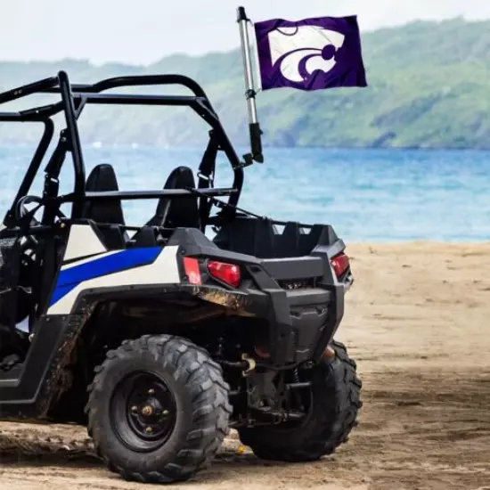 Kansas State University KSU Boat and Golf Cart Flag