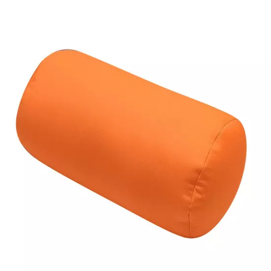 Microbead Roll Pillow - Home Seat Head Rest with Neck Support, Travel Size