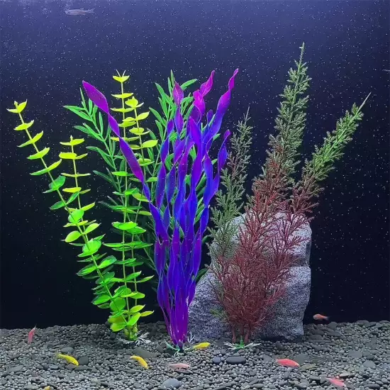 Artificial Fake Plastic Water Grass Plants Decoration For Aquarium Fish Tank