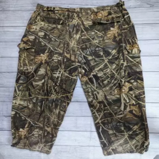 SPARTAN REALTREE Men’s Camo Cargo Pants Size XXL 48-42x33 Camouflage Hunting