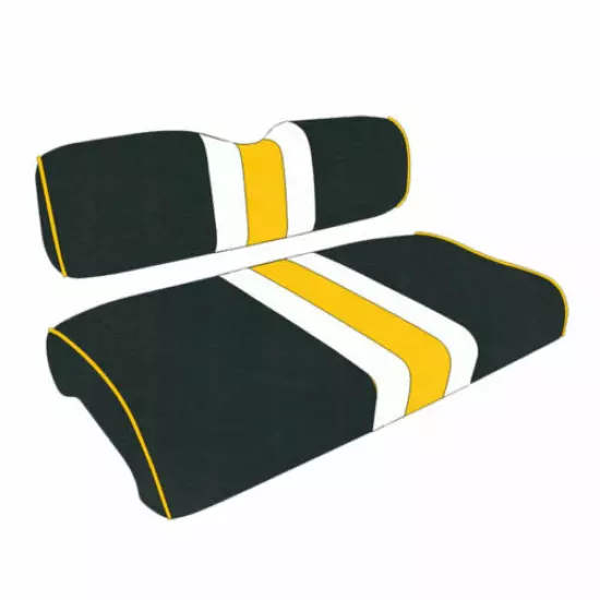 Golf Cart Custom Seat Covers with Helmet Stripe EZGO TXT 2014+ 40+ Colors