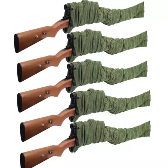 52'' 5X Tactical Gun Sock Rifle Shotgun Sleeve Silicone Treated Protector Cover