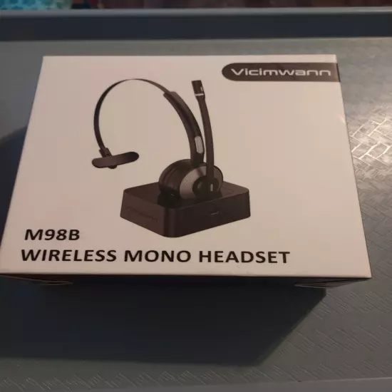 Wireless Bluetooth Headset Mono/Mic by Vicimwann Truckers/Telemarketing