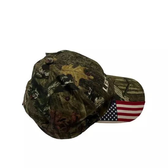 LB Foster Company Camo Hat Cap Mossy Oak Outdoor Cap New