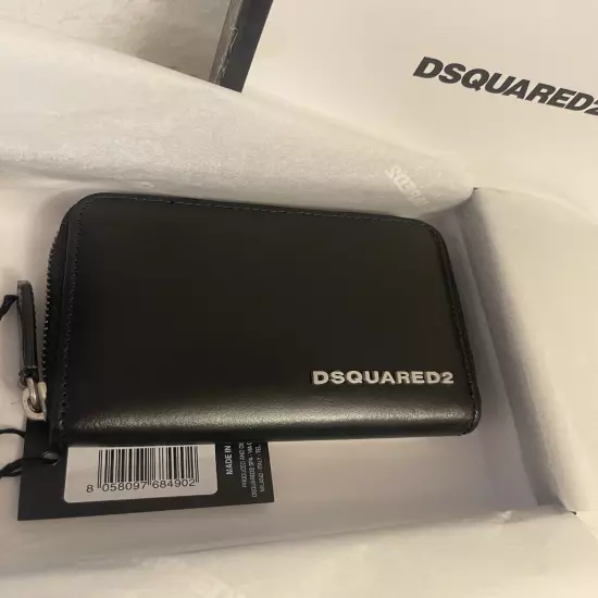 DSQUARED2 Card Holder GRAFFITI All Black WALLET