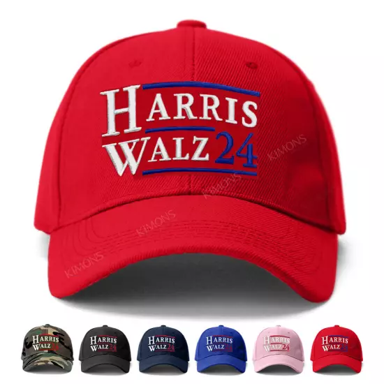 Harris Walz 2024 Presidential Election USA FLAG Adjustable Cap Baseball Hats SH2