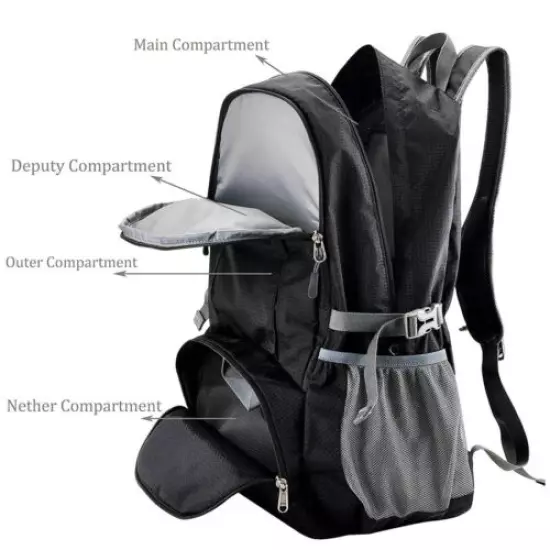 Ultralight Foldable 35L Hiking Backpack Daypack Bag Sports Climbing Camping