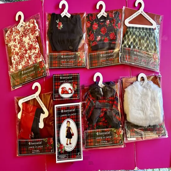 American Girl Janie And Jack Clothes Bundle Lot