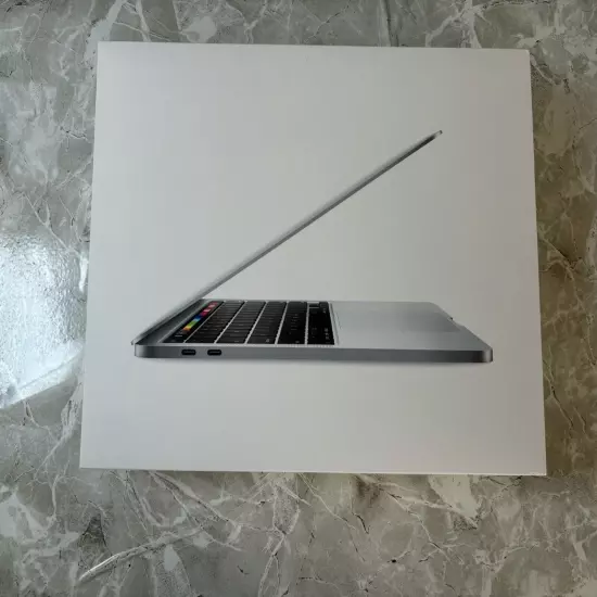 BOX ONLY Apple MacBook Pro 13-inch A2289 Silver 8GB/256GB With Stickers