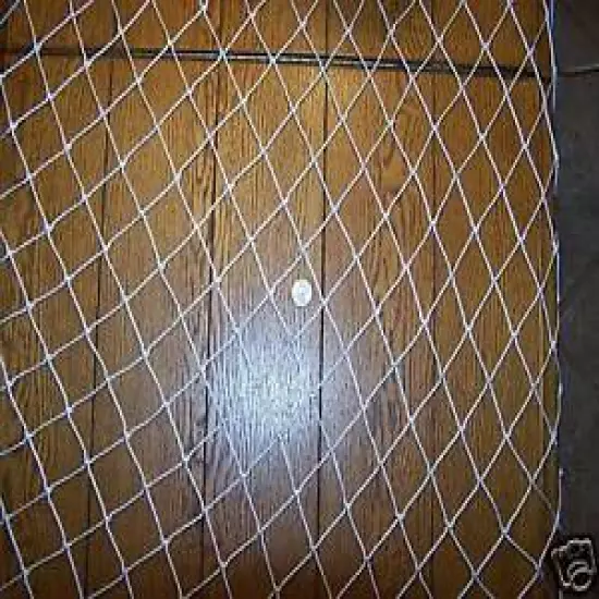 100' x 1 1/2' Sport Hockey Softball Barrier Nylon Netting 1 1/4" #9 Test 