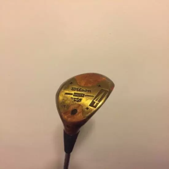 Vintage Wilson Staff AL353 #4 Persimmon Fairway Wood WRH Ladies Flex Steel Shaft