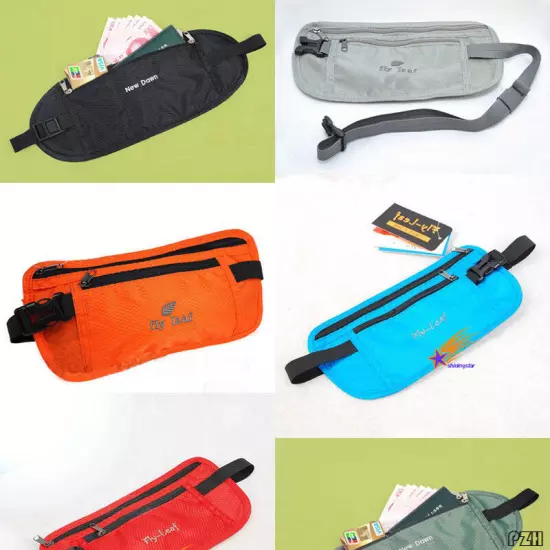 Travel Hidden Safe Handy Waist Bum Bag Security Money Belt Wallet Purse Pouch