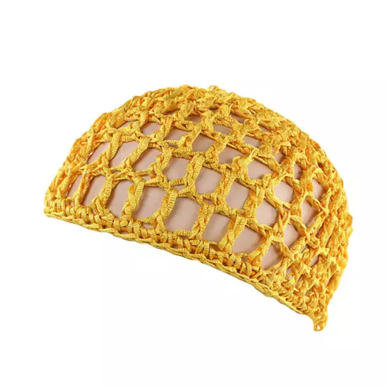 Mesh Hair Net Crochet Cap Fishnet Hairnet Hair net Snood Sleeping Night Cover