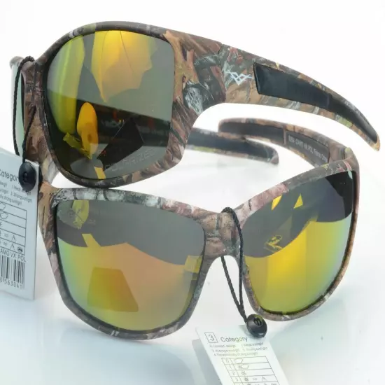 Men Vertex Polarized Tree Camouflage Camo Sports Hunting Sunglasses Shade