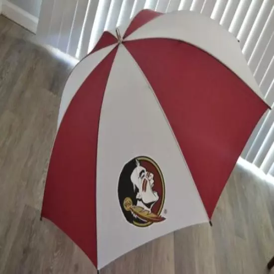 Florida State Seminoles FSU 42" SINGLE CANOPY GOLF UMBRELLA NEW IN PACKAGE